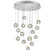 Natural Inspirations LED Pendant in Silver w/Nebula Glass Drops (48|853140-106LD)