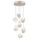 Natural Inspirations LED Pendant in Gold w/Clear Quartz Glass Drops (48|852640-23LD)