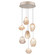 Natural Inspirations LED Pendant in Silver w/Clear Quartz Glass Drops (48|852640-14LD)