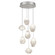Natural Inspirations LED Pendant in Silver w/Clear Quartz Glass Drops (48|852640-13LD)