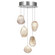 Natural Inspirations LED Pendant in Silver w/Clear Quartz Glass Drops (48|852440-14LD)
