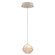 Natural Inspirations LED Drop Light in Gold w/Natural Quartz Glass Drop (48|852240-20LD)