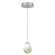 Natural Inspirations LED Drop Light in Silver w/Clear Quartz Glass Drop (48|852240-15LD)