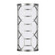 Allegretto Two Light Wall Sconce in Silver Leaf w/White Fabric Shade (48|816850-SF41)
