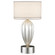Allegretto One Light Table Lamp in Silver w/White Linen Shade (48|793110ST)
