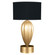 Allegretto One Light Table Lamp in Gold Leaf w/Black Fabric & Gold Inner Lining Shade (48|793110-SF34)