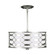 Allegretto Three Light Pendant in Silver Leaf w/White Fabric Shade (48|787540-SF41)