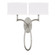 Allegretto Two Light Wall Sconce in Silver Leaf w/White Fabric Shades (48|784750-SF41)