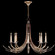 Trevi Eight Light Chandelier in Soft Bronze Ombre (48|782140-3ST)