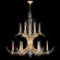 Trevi 12 Light Chandelier in Gold Leaf (48|781640-2ST)