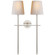 Bryant Two Light Wall Sconce in Polished Nickel (268|TOB 2025PN-L)