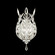 Crystal Laurel One Light Wall Sconce in Silver Leaf (48|759550-SF4)