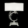 Crystal Laurel One Light Table Lamp in Silver Leaf w/White Fabric Shade (48|758610-SF41)