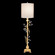 Crystal Laurel One Light Console Lamp in Gold Leaf w/Champagne Fabric Shade (48|752915-SF33)
