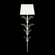 Beveled Arcs One Light Wall Sconce in Silver Leaf (48|738450-SF4)