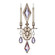 Encased Gems Two Light Wall Sconce in Silver (48|729050-1ST) Encased Gems Two Light Wall Sconce in Silver (48|729050-1ST)