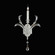 Beveled Arcs One Light Wall Sconce in Silver Leaf (48|705150-SF4)