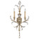 Beveled Arcs Two Light Wall Sconce in Silver (48|704850ST)