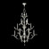 Beveled Arcs 16 Light Chandelier in Silver Leaf (48|702040-SF4)