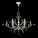 Beveled Arcs Eight Light Chandelier in Silver Leaf (48|701240-SF4)