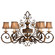Castile Six Light Chandelier in Bronze (48|218540ST)