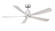 Kute5 52 52'' Ceiling Fan in Brushed Nickel (26|FPD5534BN)