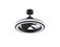 Gleam 16''Ceiling Fan in Black (26|FP8404BL)