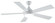 Celano V2 52'' Ceiling Fan in Matte White (26|FP8062BMW)