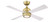 Kwad 44 44'' Ceiling Fan in Brushed Satin Brass (26|FP7644BS)