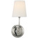 Vendome One Light Wall Sconce in Polished Nickel (268|TOB 2007PN-L)