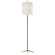 Caron Two Light Floor Lamp in Bronze with Antique Brass (268|TOB 1153BZ/HAB-L)