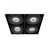 15W Multi LED Recessed Multiple in Black (40|TE614BLED-40-2-01)
