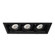 15W Multi LED Recessed Multiple in Black (40|TE163LED-40-2-01)