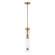 Mistero One Light Pendant in Brushed Gold (40|46430-014)
