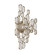 Trento Two Light Wall Sconce in Matte Silver (40|45452-017)