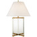 CAMERON One Light Table Lamp in Crystal with Gild (268|SP 3005CG/GI-L)