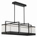 Tye LED Linear Chandelier in Matte Black (40|44255-015)