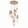Ecrou 12 Light Chandelier in Satin Gold Paint (40|43859-038)
