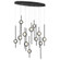 Barletta LED Chandelier in Black Anodized Aluminum (40|39466-013)