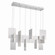 Coburg LED Linear Chandelier in Anodized Silver (40|38044-030)