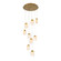 Paget LED Chandelier in Matte Gold (40|38043-017)