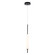 Cumberland LED Pendant in Matte Black (40|37237-011)