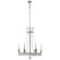 Regency Six Light Chandelier in Polished Nickel (268|SN 5107PN)