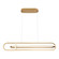 Demark LED Linear Chandelier in Matte Gold (40|37039-028)