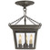 Semi Flush Cornice Three Light Semi-Flush Mount in Bronze (268|SL 5870BZ)