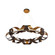 Banderia LED Chandelier in Bronze-Gold Mix (40|30080-010)