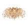 Campobasso Seven Light Flush Mount in Gold (40|29057-016)