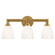 Wilton Three Light Bath Sconce in Hand-Rubbed Antique Brass (268|SL 2843HAB-WG)