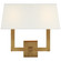 Square Tube Two Light Wall Sconce in Hand-Rubbed Antique Brass (268|SL 2820HAB-L2)
