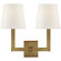 Square Tube Two Light Wall Sconce in Hand-Rubbed Antique Brass (268|SL 2820HAB-L)